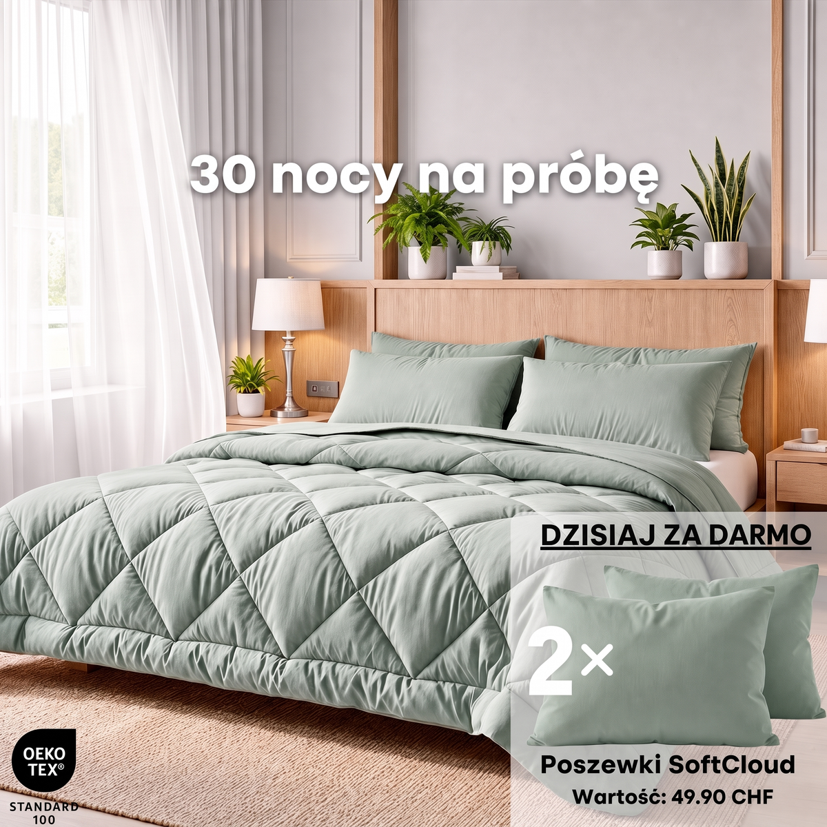 Nocna – Szybkoschnąca kołdra 2 w 1 bez poszwy